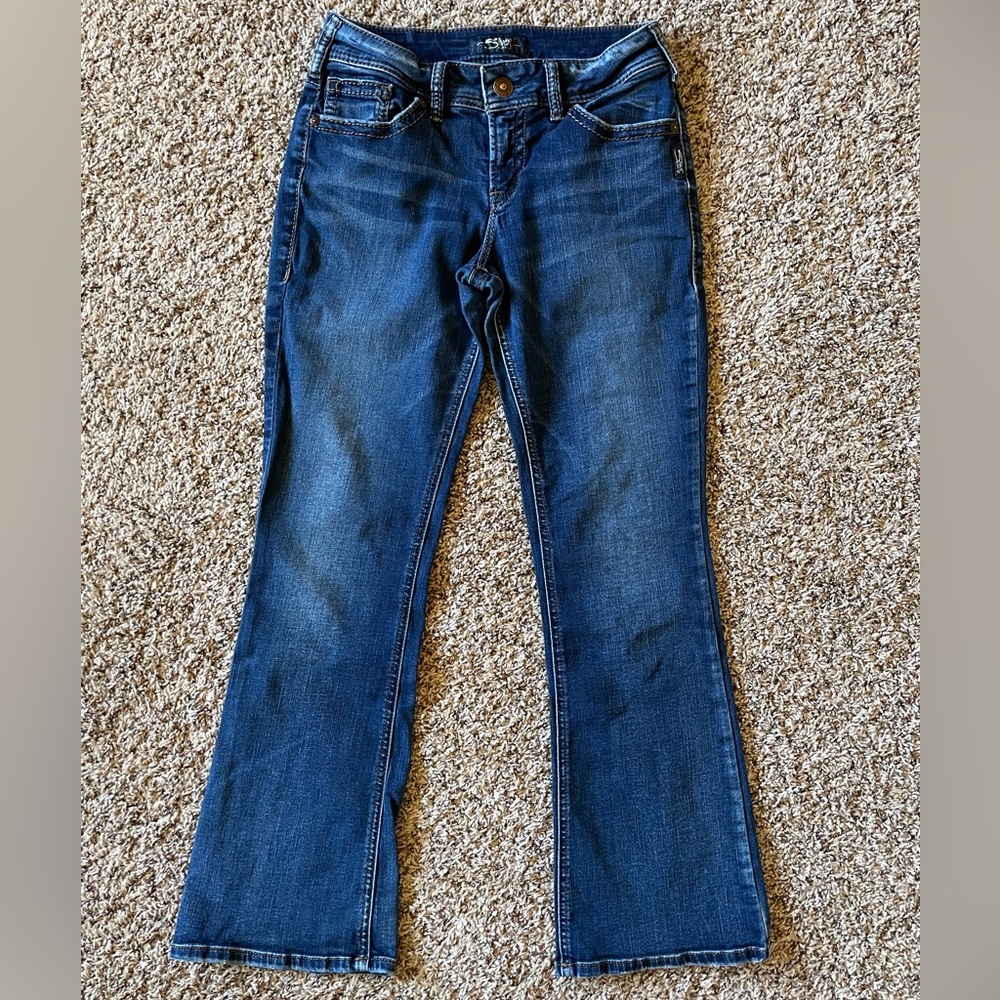 Silver Suki Bootcut W29 L31 (measures 29x30) Women’s Denim Jeans Boot Cut EUC